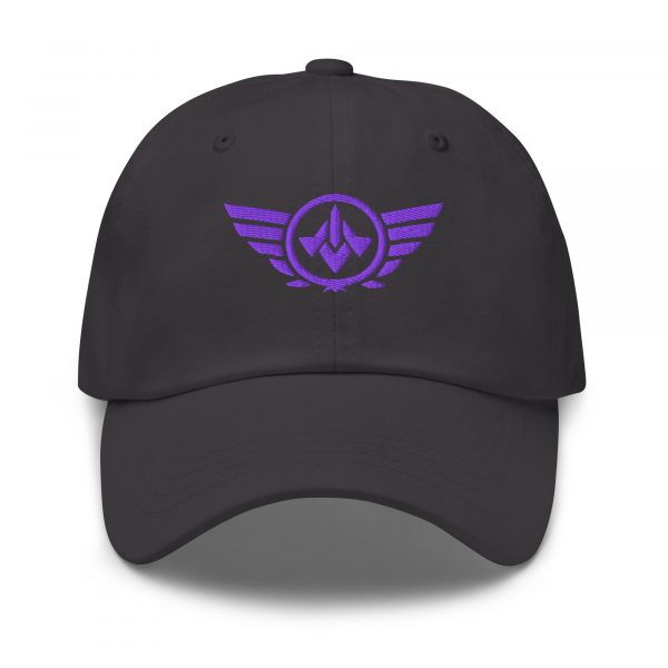 Purple Embroidered Logo Dad Cap | Classic Style