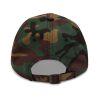 classic-dad-hat-green-camo-back-68b9e2ca8cdf2.jpg Grey Embroidered Logo Dad Cap | Classic Style