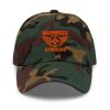 Orange Embroidered Brand Logo Dad Cap | Classic Style
