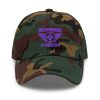 Purple Embroidered Brand Logo Dad Cap | Classic Style