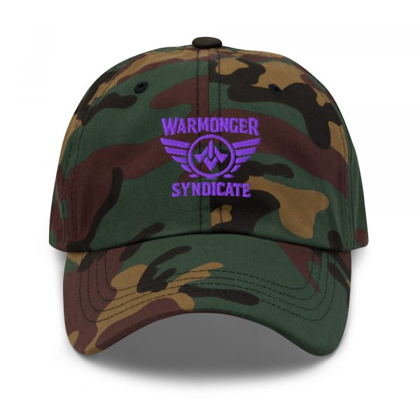 Purple Embroidered Brand Logo Dad Cap | Classic Style