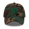 Kelly Green Embroidered Brand Logo Dad Cap | Classic Style