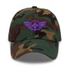 Purple Embroidered Logo Dad Cap | Classic Style