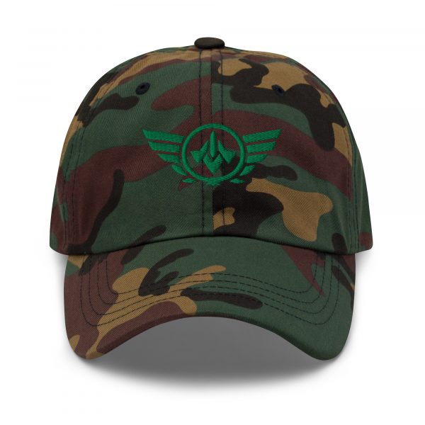 Kelly Green Embroidered Logo Dad Cap | Classic Style