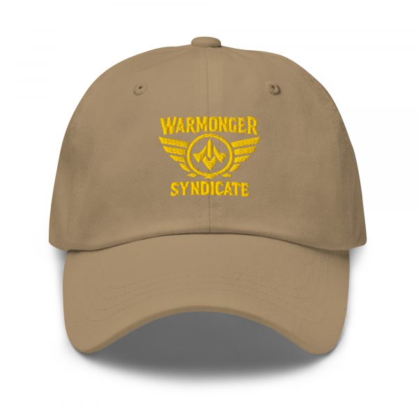 Gold Embroidered Brand Logo Dad Cap | Classic Style