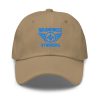 Aqua Embroidered Brand Logo Dad Cap | Classic Style