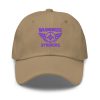 Purple Embroidered Brand Logo Dad Cap | Classic Style