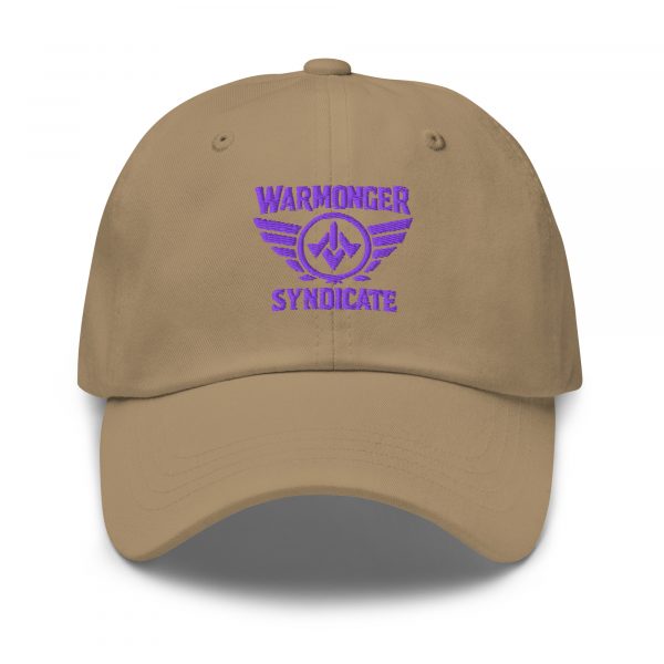 Purple Embroidered Brand Logo Dad Cap | Classic Style