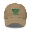 Kelly Green Embroidered Brand Logo Dad Cap | Classic Style
