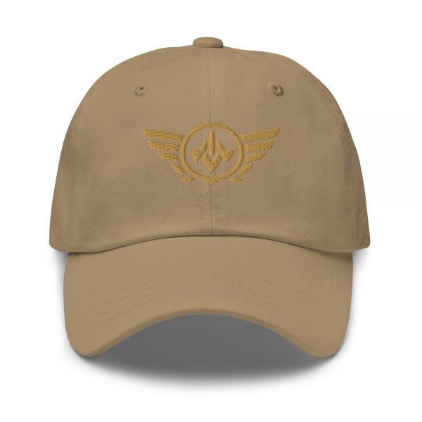 Old Gold Embroidered Logo Dad Cap | Classic Style