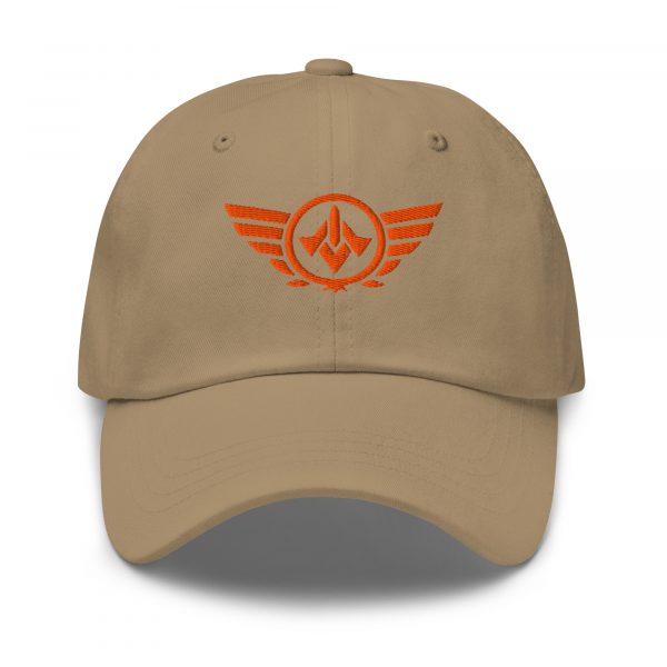 Orange Embroidered Logo Dad Cap | Classic Style