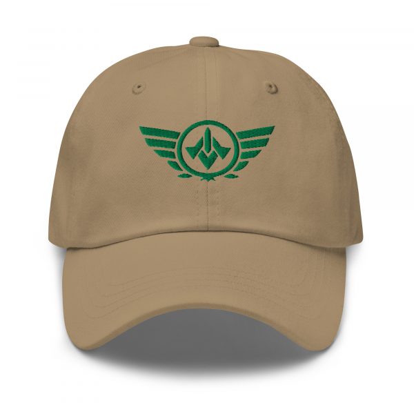 Kelly Green Embroidered Logo Dad Cap | Classic Style