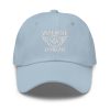 White Embroidered Brand Logo Dad Cap | Classic Style