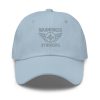 Grey Embroidered Brand Logo Dad Cap | Classic Style