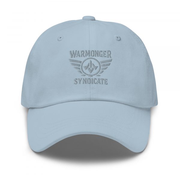 Grey Embroidered Brand Logo Dad Cap | Classic Style