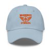 Orange Embroidered Brand Logo Dad Cap | Classic Style
