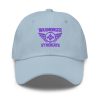 Purple Embroidered Brand Logo Dad Cap | Classic Style