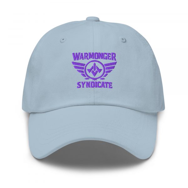 Purple Embroidered Brand Logo Dad Cap | Classic Style