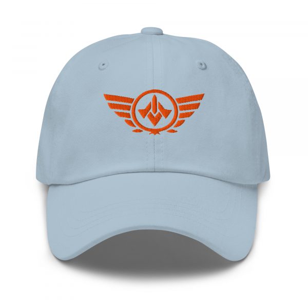 Orange Embroidered Logo Dad Cap | Classic Style