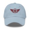 classic-dad-hat-light-blue-front-68b9e47f6113a.jpg Maroon Embroidered Logo Dad Cap | Classic Style