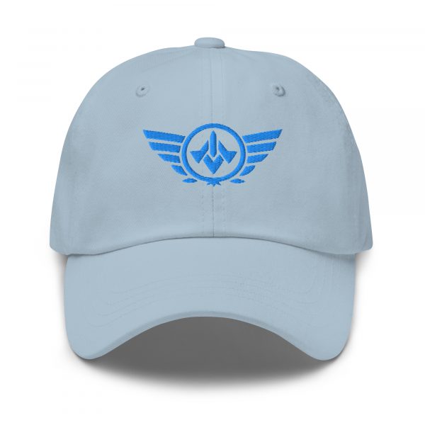 classic-dad-hat-light-blue-front-68b9e50f671ff.jpg Aqua Embroidered Logo Dad Cap | Classic Style