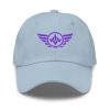 Purple Embroidered Logo Dad Cap | Classic Style
