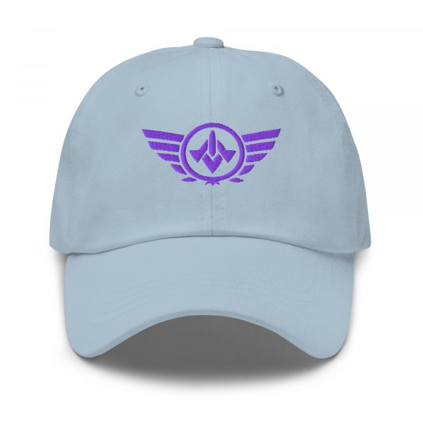 Purple Embroidered Logo Dad Cap | Classic Style