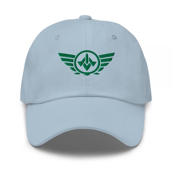 Kelly Green Embroidered Logo Dad Cap | Classic Style
