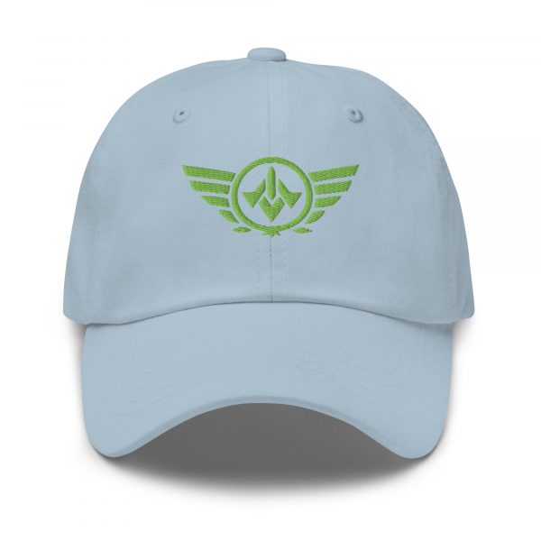 Kiwi Green Embroidered Logo Dad Cap | Classic Style