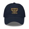 Old Gold Embroidered Brand Logo Dad Cap | Classic Style