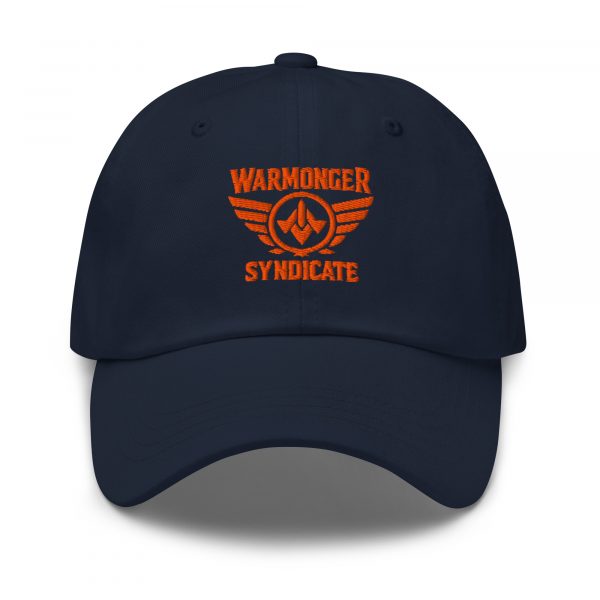 Orange Embroidered Brand Logo Dad Cap | Classic Style