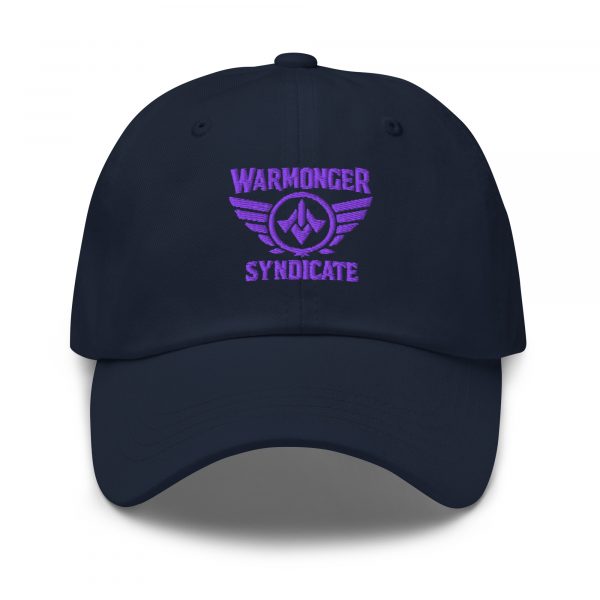 Purple Embroidered Brand Logo Dad Cap | Classic Style