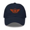 Orange Embroidered Logo Dad Cap | Classic Style