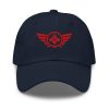 Red Embroidered Logo Dad Cap | Classic Style