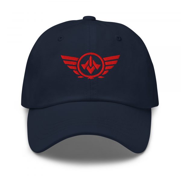 Red Embroidered Logo Dad Cap | Classic Style
