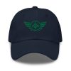 Kelly Green Embroidered Logo Dad Cap | Classic Style