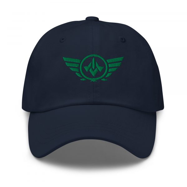 Kelly Green Embroidered Logo Dad Cap | Classic Style