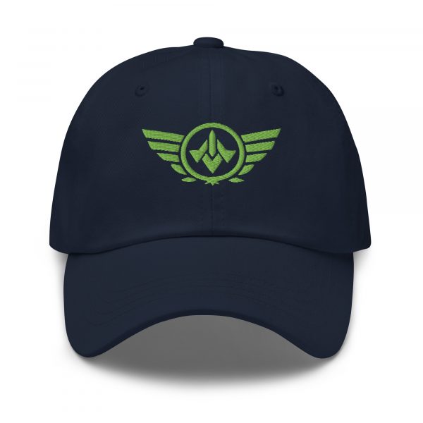 Kiwi Green Embroidered Logo Dad Cap | Classic Style