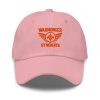 Orange Embroidered Brand Logo Dad Cap | Classic Style
