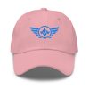 classic-dad-hat-pink-front-68b9e50f656b5.jpg Aqua Embroidered Logo Dad Cap | Classic Style