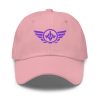 Purple Embroidered Logo Dad Cap | Classic Style