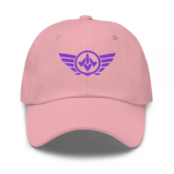 Purple Embroidered Logo Dad Cap | Classic Style