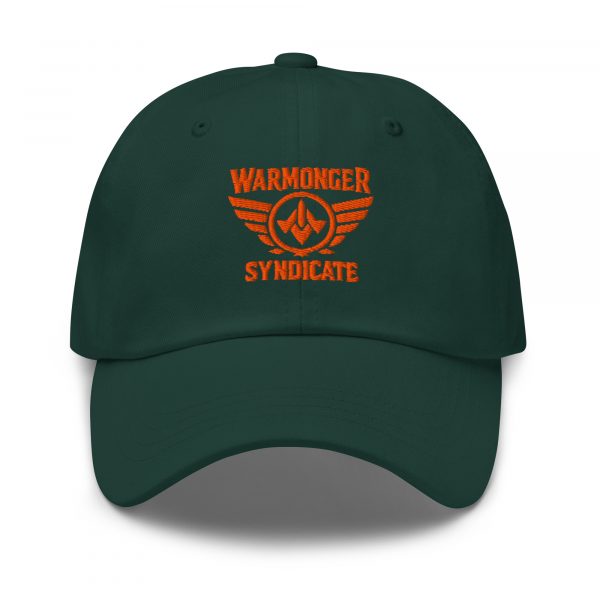 Orange Embroidered Brand Logo Dad Cap | Classic Style