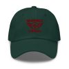 Maroon Embroidered Brand Logo Dad Cap | Classic Style