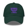 Purple Embroidered Brand Logo Dad Cap | Classic Style