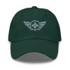 classic-dad-hat-spruce-front-68b9e2ca87ef9.jpg Grey Embroidered Logo Dad Cap | Classic Style