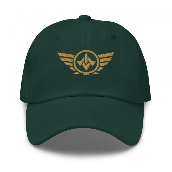 Old Gold Embroidered Logo Dad Cap | Classic Style