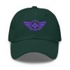 Purple Embroidered Logo Dad Cap | Classic Style