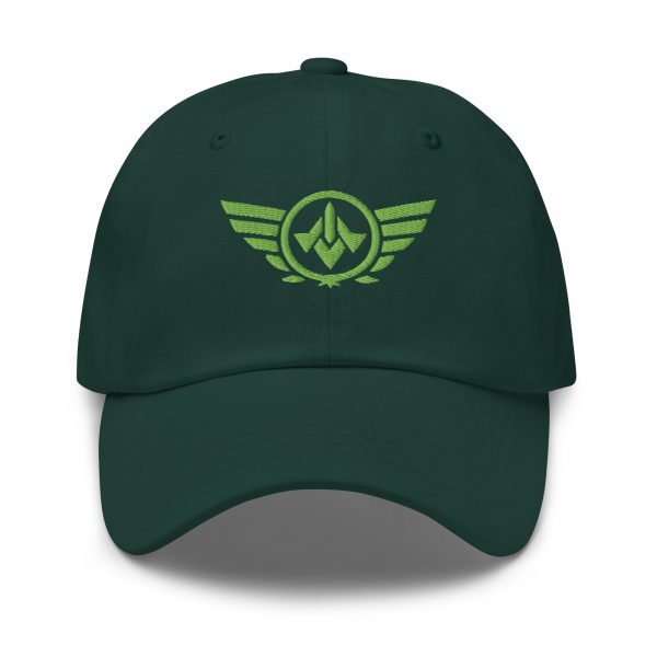Kiwi Green Embroidered Logo Dad Cap | Classic Style