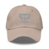 Grey Embroidered Brand Logo Dad Cap | Classic Style